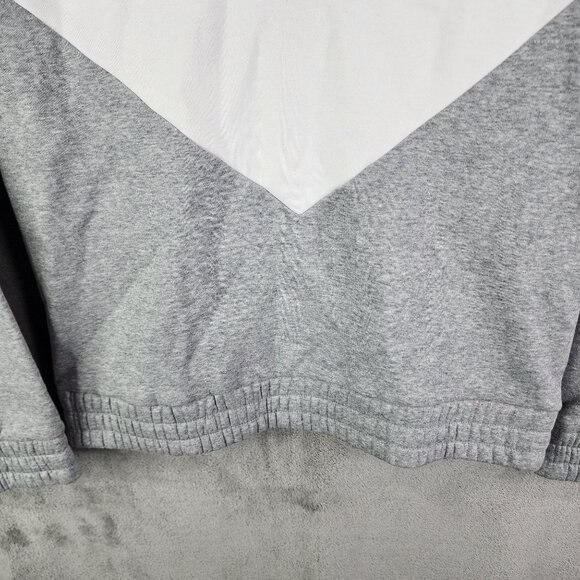 Womens Fila Retro Colorblock 1/4 Zip Pullover Sweatshirt Purple/White/Gray S - Picture 3 of 12